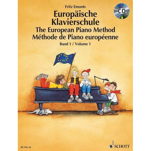 European Piano Method Book 1 Softcover Book/CD