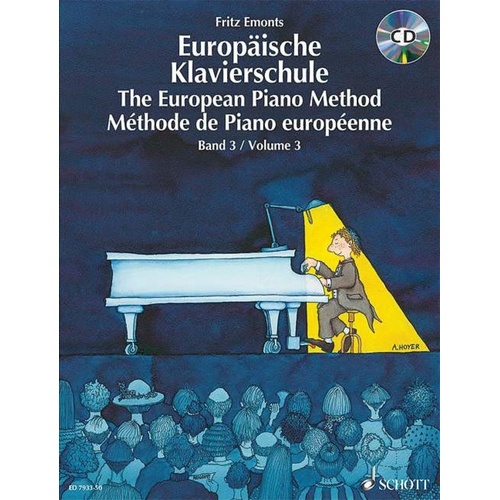 European Piano Method Book 3 Softcover Book/CD