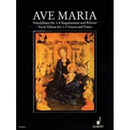 Ave Maria Vocal Album 1 To 4 Voices And Piano (Softcover Book)