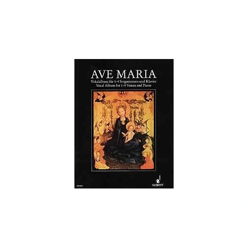 Ave Maria Vocal Album for 1 to 4 Voices and Piano - Schott Music, Cello, 152 Pages
