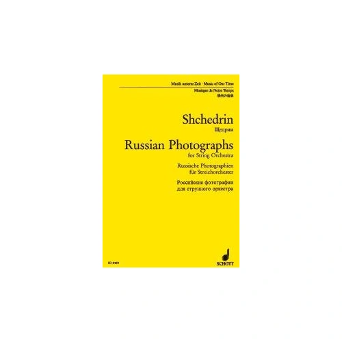 Shchedrin - Russian Photographs for String Orchestra Study Score