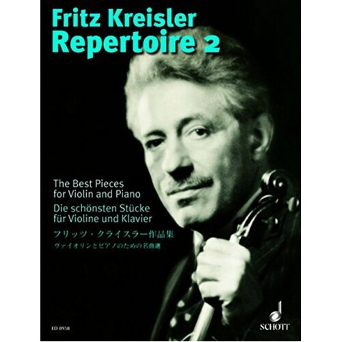 Fritz Kreisler Repertoire 2 Violin/Piano (Softcover Book)