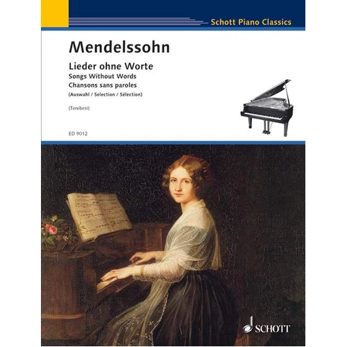 Mendelssohn Selections from Songs Without Words - Vocal Sheet Music