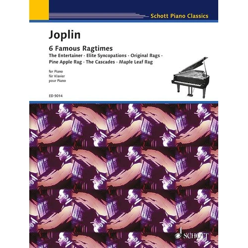 Joplin - 6 Famous Ragtimes Sheet Music for Piano
