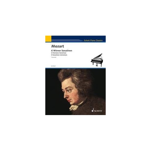 Mozart - 6 Viennese Sonatinas for Piano, Schott Music, 47 Pages