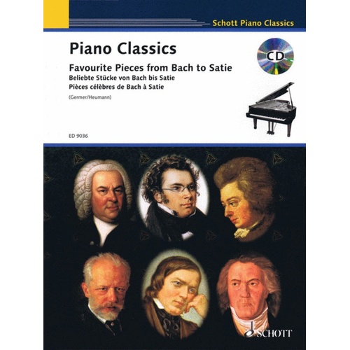 Favourite Pieces Bach To Satie Book/CD