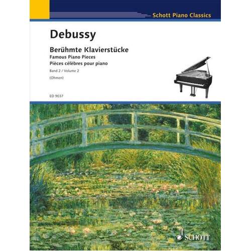 Debussy - Famous Piano Pieces Vol 2 (Softcover Book)