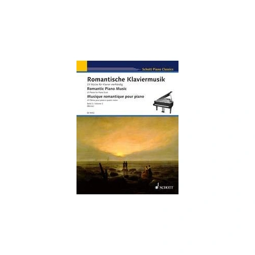 Romantic Piano Music Vol. 2 - 23 Pieces for Piano Duet, 19th Century Works, Publisher: Schott Music, 60 Pages