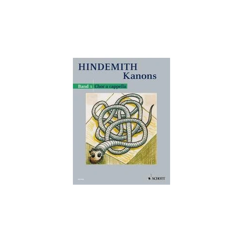 Hindemith - Kanons Vol 1 for Choir A Cappella, 56 Pages, Published by Schott Music