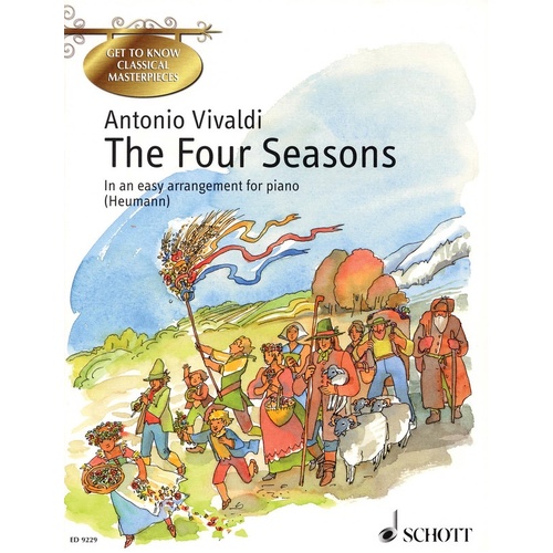 Four Seasons Classical Masterpieces Easy Piano (Softcover Book)