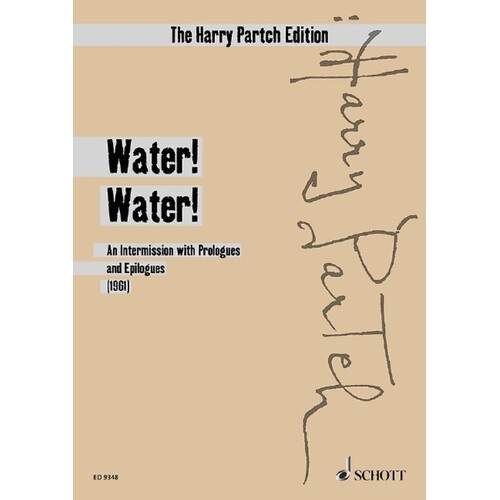 Partch - Water! Water! Study Score (Spiral Bound Book) Book
