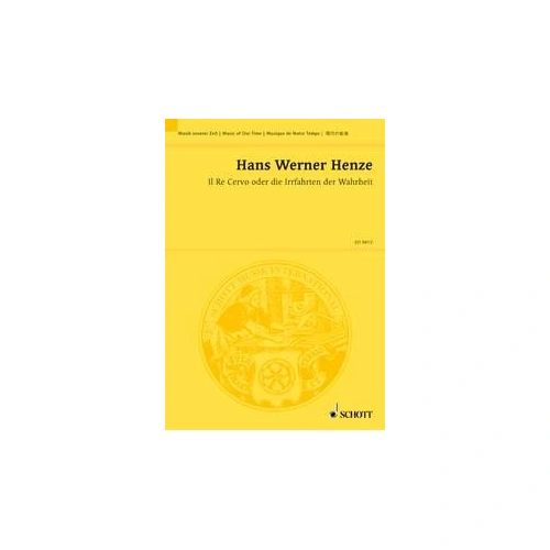 Henze - Il Re Cervo oder Die Irrfahrten der Wahrheit Study Score, Schott Music, 520 Pages