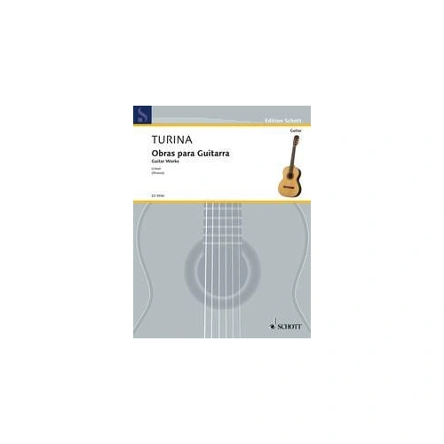 Turina Guitar Works - Urtext Edition by Joaquin Turina, Schott Music, 62 pages, includes detailed introduction and critical report.