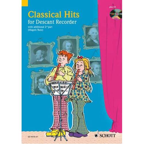 Classical Hits For Descant Recorder Softcover Book/CD