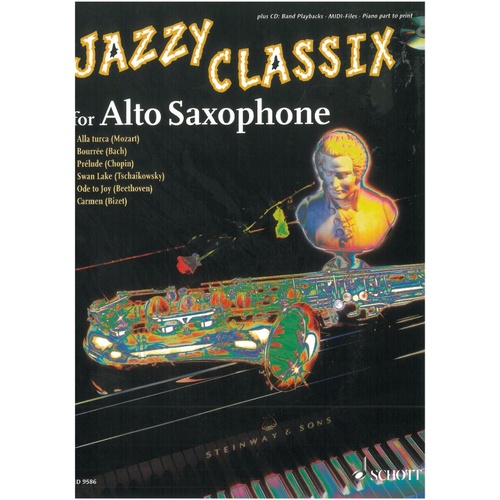 Jazzy Classix for Alto Sax Book/CD