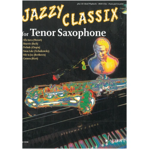 Jazzy Classix for Tenor Saxophone BK/CD