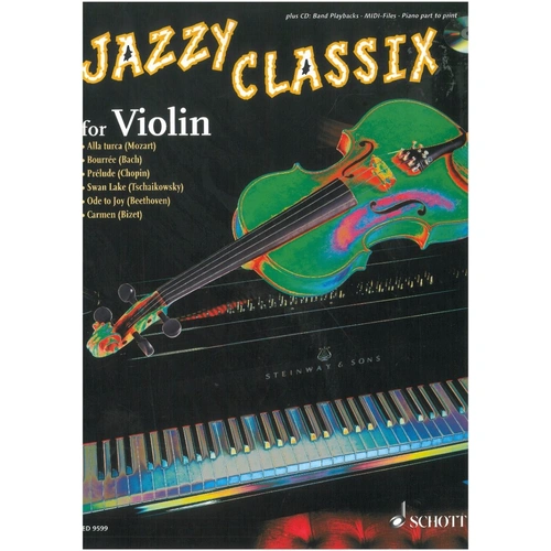 Jazzy Classix for Violin Book with CD