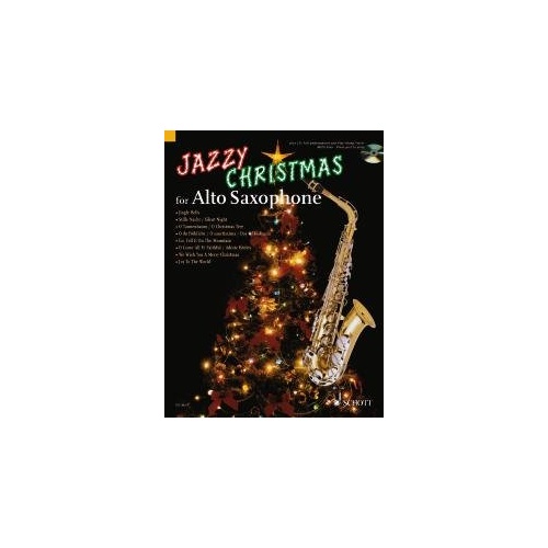 Jazzy Christmas for Alto Saxophone BK/CD