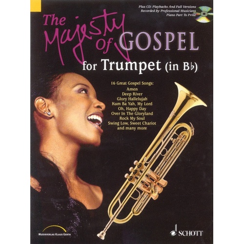 Majesty Of Gospel Trumpet In B Flat Book/CD Book