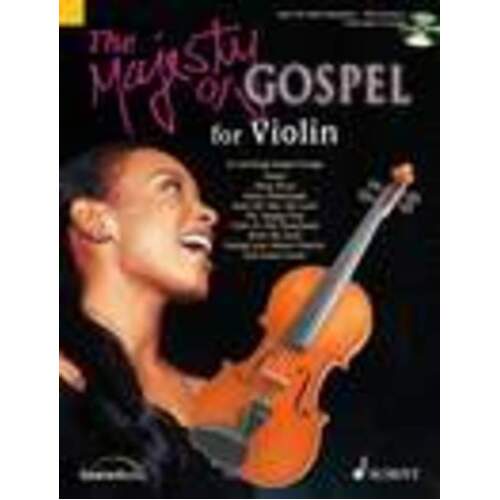 Majesty Of Gospel Violin Softcover Book/CD