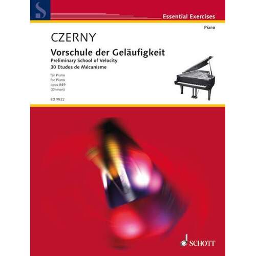Czerny - Preliminary School Of Velocity Op 849 Piano (Softcover Book)