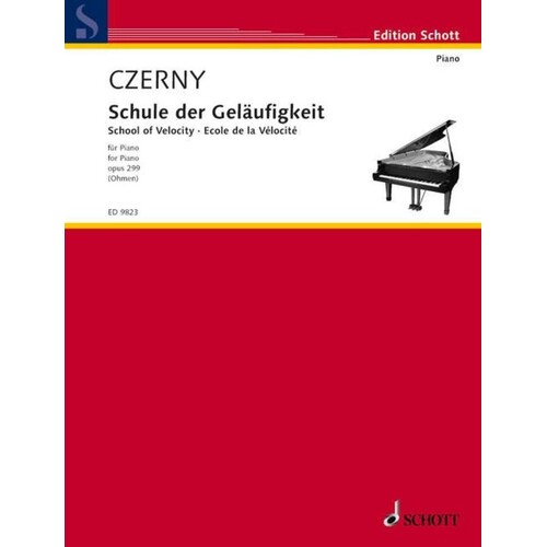 Czerny - School Of Velocity Op 299 Piano (Softcover Book)