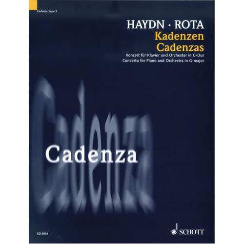 Cadenzas To Haydn Concerto G Hob 18 No 4 (Softcover Book)