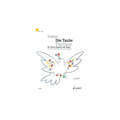 Hakim - The Dove for Tenor and Organ, 30 Pages, Composed by Naji Hakim, Published by Schott Music