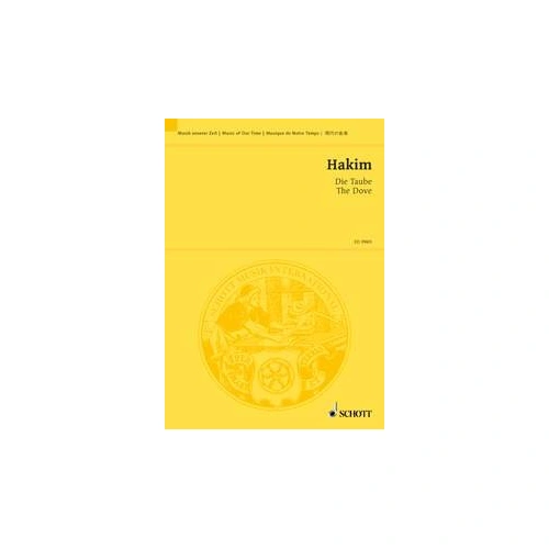 Hakim - The Dove for Tenor/String Orchestra Study Score by Schott Music, 18 Pages