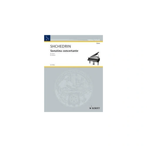 Shchedrin Sonatina Concertante for Piano, 16 Pages, Published by Schott Music