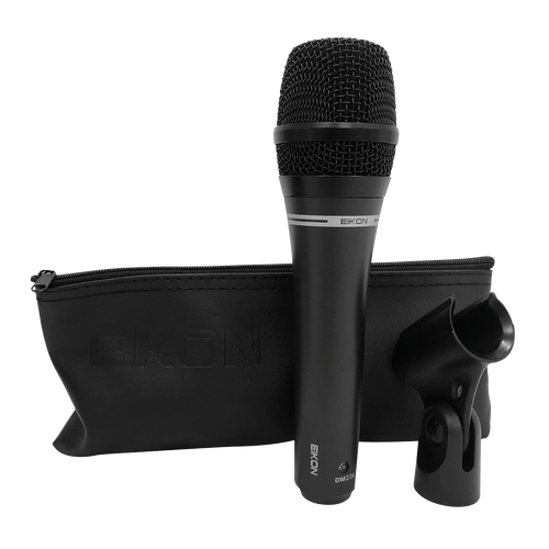 Eikon DM226 Vocal Dynamic Microphone with Bag & Clip, Cardioid, Frequency Response 50-15000 Hz, 3 Pin XLR Male Connector