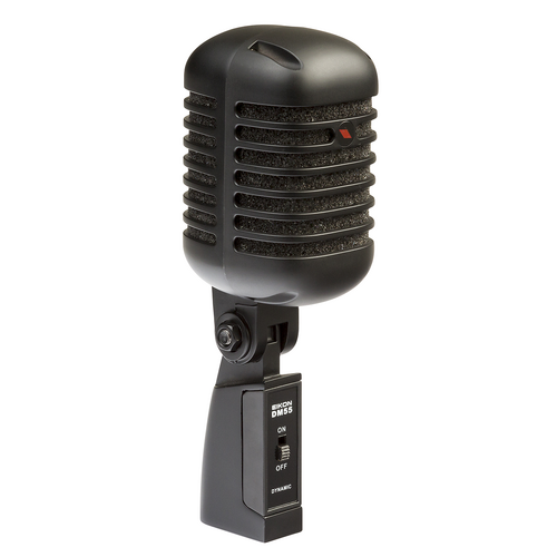 Eikon DM55V2BK Vintage Professional Vocal Dynamic Microphone Satin Black