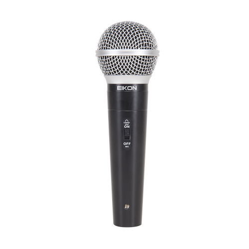Eikon DM580LC Dynamic Vocal Microphone with Switch, XLR Cable & Clip, Cardioid Pattern, 70-14000 Hz Frequency Response