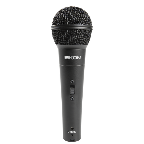 Eikon Dynamic Vocal Microphone EDM800 with 4.5m XLR Cable, Cardioid Polar Pattern, Frequency Response 60-14000 Hz