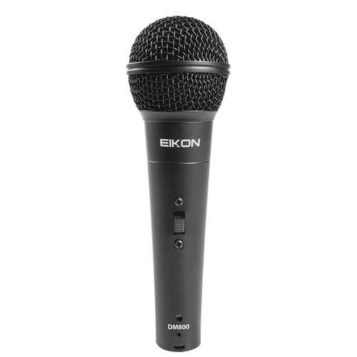 Eikon DM800 Vocal Dynamic Microphone with 4.5m XLR Cable, Cardioid Polar Pattern, 60-14000 Hz Frequency Response