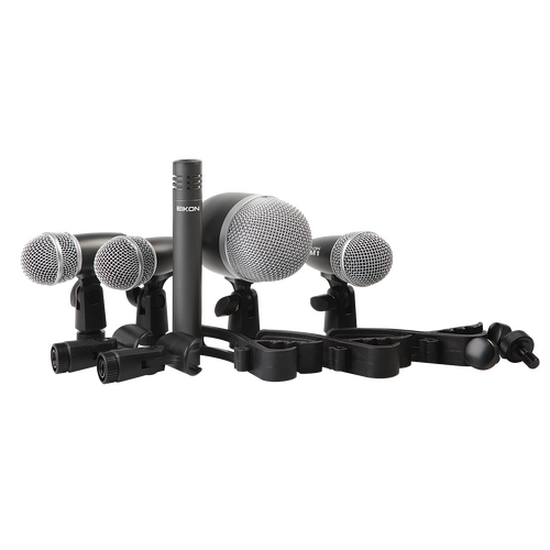 Eikon DMH5XL 5-Piece Drum Mic Kit with ABS Carrying Case