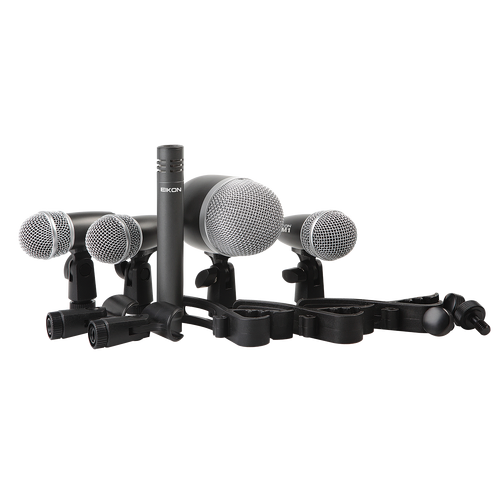 Eikon DMH5XL 5-Piece Drum Mic Kit with ABS Case