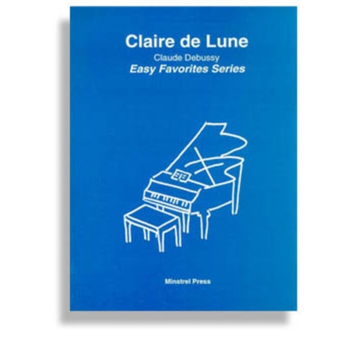 Clair De Lune Piano Solo Easy Favourites Book