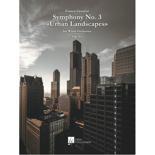 Symphony No 3 Urban Landscapes Op 55 Cb6 Sc/Pts Score/Parts