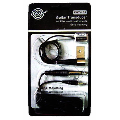 Belcat EGT-101 Surface Mounted Single Transducer Pickup System for Acoustic Instruments