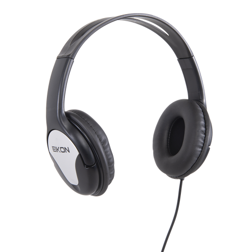 Eikon HFC30 Multimedia Stereo Headphones with Neodymium Magnet, 40mm Driver, 10-20000 Hz Frequency Range, 3.5 + 6.3 mm Jack
