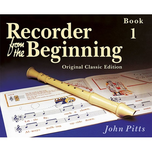 Recorder from the Beginning Book 1 Classic Edition by John Pitts, 40 Pages, EJA Publications, Woodwind, Recorder