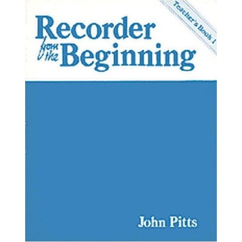 Recorder From The Beginning Teachers Book 1 Classic (Softcover Book)