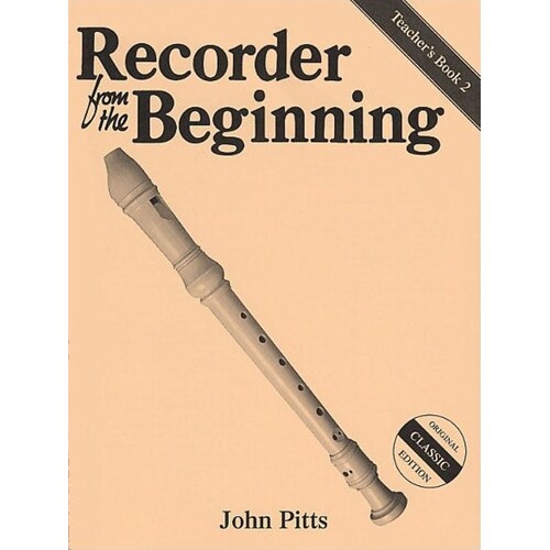 Recorder From The Beginning Teachers Book 2 Classic (Softcover Book)