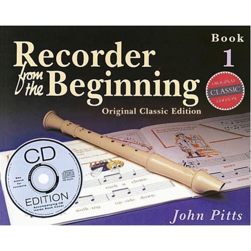 Recorder From The Beginning Book 1 Book/CD Classic (Softcover Book/CD)