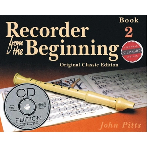 Recorder from the Beginning Book 2 with CD - Woodwind Recorder Course for Children