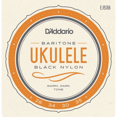 D'Addario EJ53B Pro-Arte Rectified Ukulele Strings, Baritone