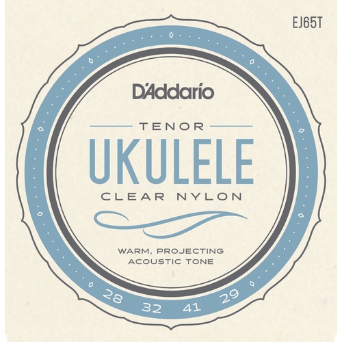D'Addario EJ65T Pro-Arte Custom Extruded Nylon Ukulele Strings, Tenor