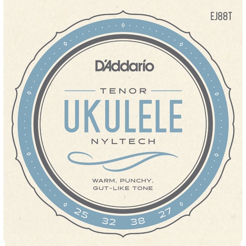D'Addario EJ88T Nyltech Ukulele Strings, Tenor