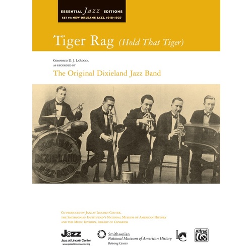 Tiger Rag (Hold that Tiger) Jazz Ensemble Sheet Music Grade 3.5